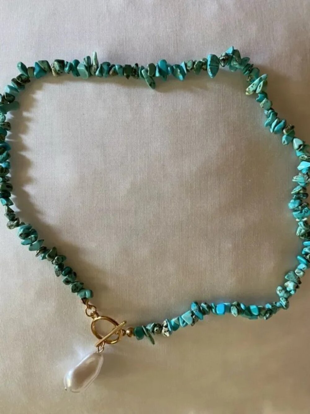 BohemianpearlnecklaceM37 - Picture 2 of 3